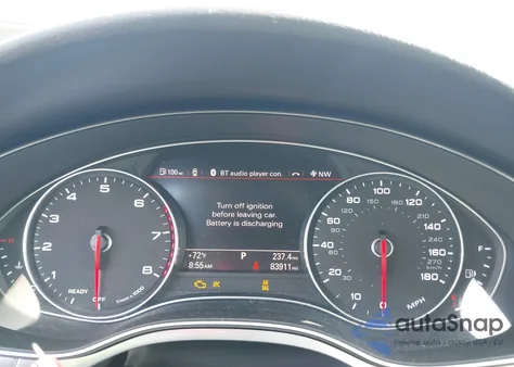 2016 Audi A6 3.0T Premium Plus from USA, damaged, VIN WAUFGAFC9GN003650